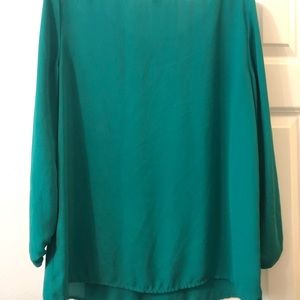LOFT Tops - Teal bell sleeve loft top LOFT Tops - Teal bell sleeve loft top